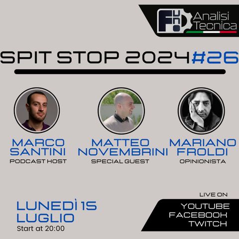 Spit Stop 2024 - Puntata 26 - LIVE con Matteo Novembrini