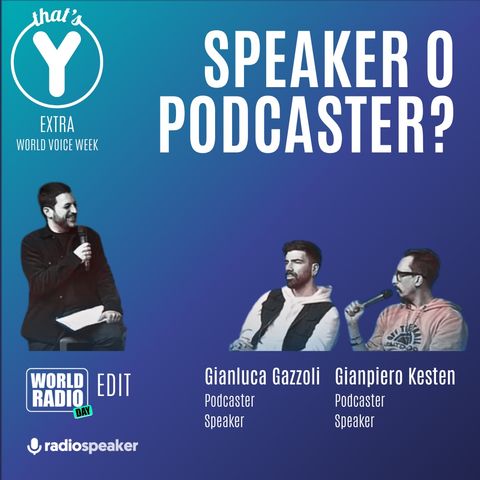 "Speaker o Podcaster?" World Radio Day EDIT [Voice Week]