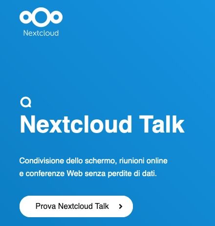 Nextcloud Talk - Prima parte