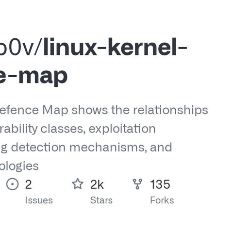 GitHub - a13xp0p0v/linux-kernel-defence-map: Linux Kernel Defence Map ...