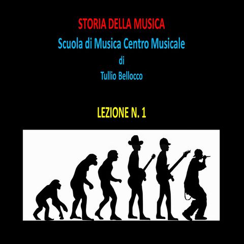 1 Storia della musica Centro Musicale audio