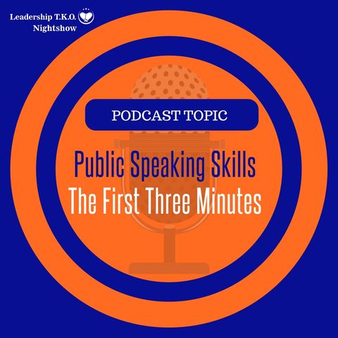 Public Speaking Skills - The First Three Minutes | Lakeisha McKnight | Pro Speaker Thursday