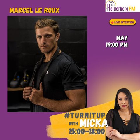 Marcel Le Roux, Mr SA Contestant On #TurnItUP!