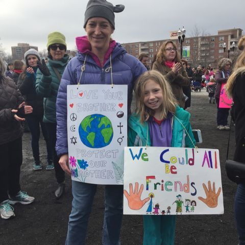 Women's March on Washington from Stamford, CT Site