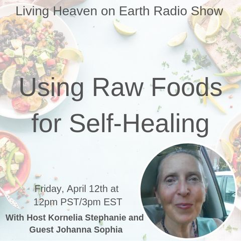 The Kornelia Stephanie Show: Living Heaven on Earth: Using Raw Foods for Self-Healing
Prof. Johanna Sophia talks about her coaching strategy