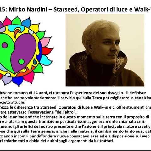 PC15 Mirko Nardini - Starseed - Parte 1