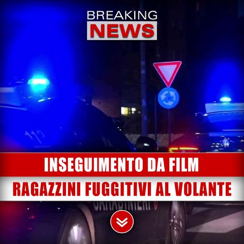 Inseguimento Da Film: Ragazzini Fuggitivi Al Volante!
