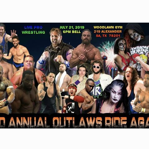 ENTHUSIASTIC REVIEWS #229: Branded Outlaw Wrestling Outlaws Ride Again July 2019 Watch-Along
