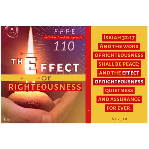 Effect of Righteousness