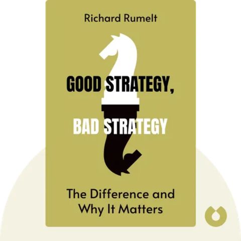 GOOD STRATEGY BAD STRATEGY