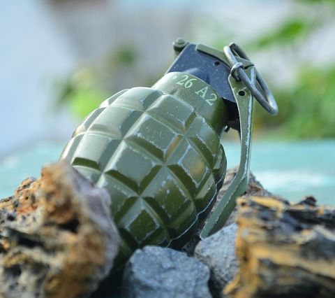 Grenade in trunk