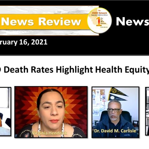 ONR: 2-16-21:  COVID-19 death rates highlight health equity issue