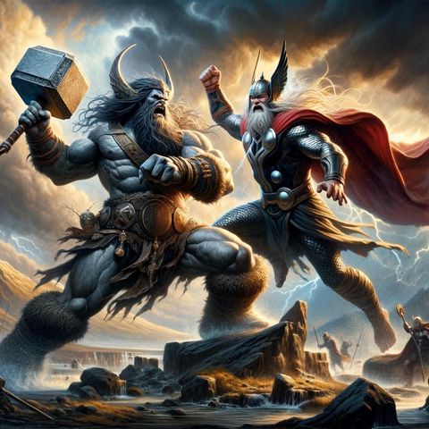 13 Thor e il gigante Hrungnir