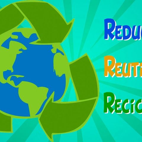 La regla de la tres R. Reducir, reutilizar y reciclar.