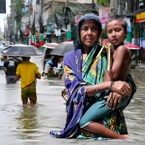 Flooding in Bangladesh Claims Two Lives, Separates Millions