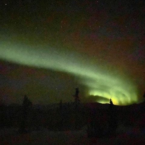 Searching for the Aurora Borealis in Fairbanks, Alaska