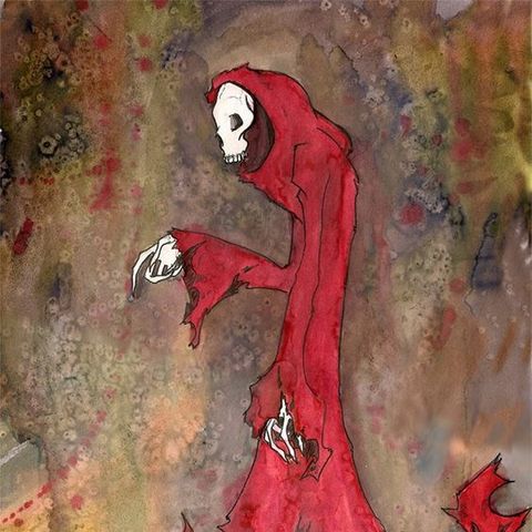 La máscara de la muerte roja