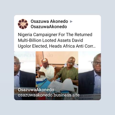 Nigeria Campaigner For The Returned Multi-Billion Looted Assets David Ugolor Elected, Heads Africa Anti Corruption Board