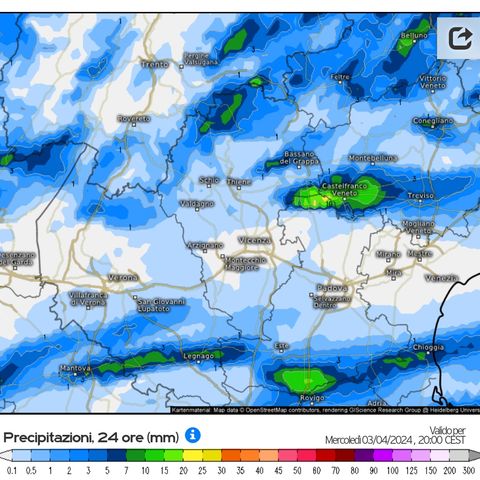 Previsioni meteo 2-4/04, ultime nuvole residue: clima mite con sole e massime a 20°