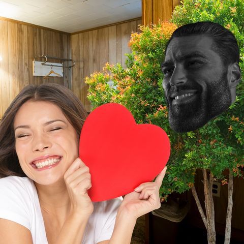 Woman Is In Love With A Tree
