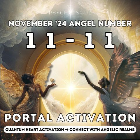 11-11 Portal Activation Meditation | Angelic Realm & Spirit Guide Connection | Heart Chakra Opener