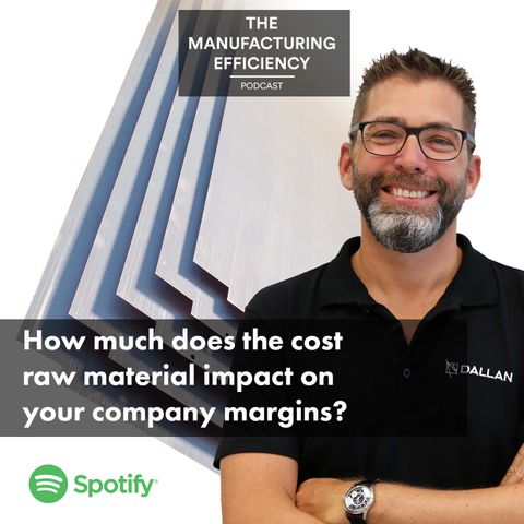 How much does the cost raw material impact on your company margins?