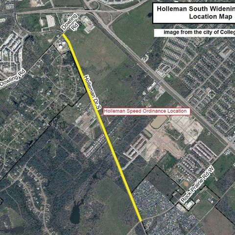 College Station city council approves reducing the speed limit on Holleman between Rock Prairie and Dowling