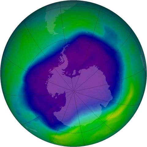 #sarnano Le trou dans la couche de l’ozone diminue