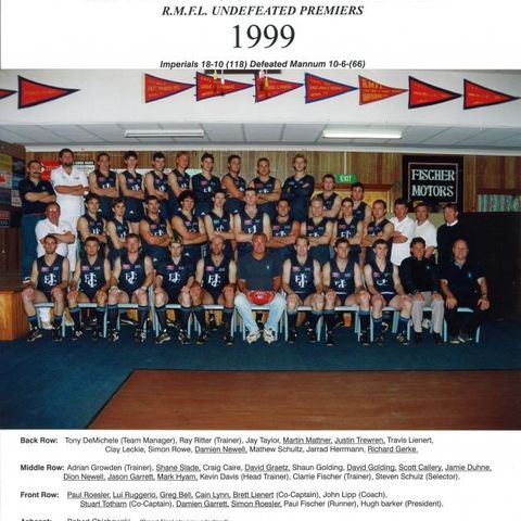 AFL Premiership Player Martin Mattner reflects on his 1999 Grand Final victory with the Imperials in the River Murray Footy League