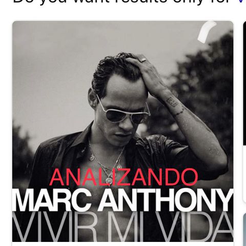 Analizando vivir mi vida de Marc Anthony