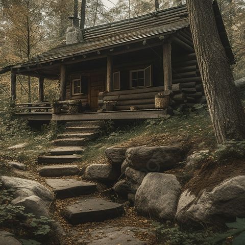 The Old Cabin in Hancock