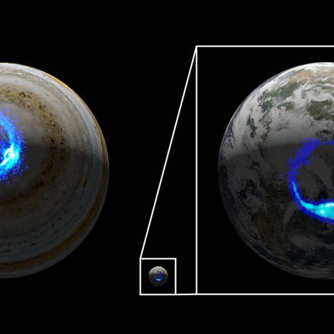 Juno rivela l’origine delle tempeste aurorali su Giove