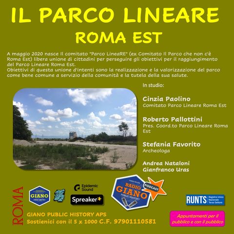 IL PARCO LINEARE ROMA EST. Natura, Cultura, Mobilità