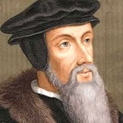 L'eretico Giovanni Calvino, seguace di Lutero