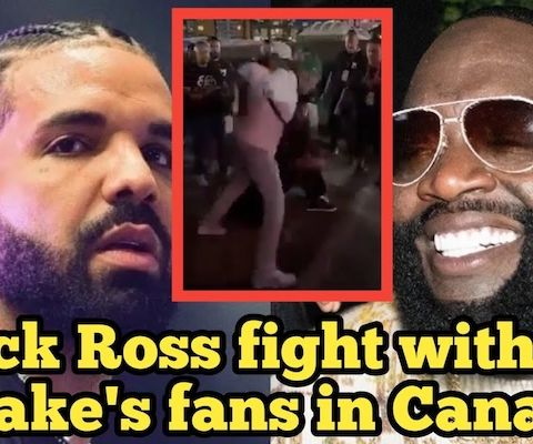 Rick Ross vs Drake OVO Fans in Canada