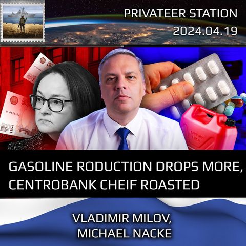 State of Russian Economy: Head of CentroBank Roasted. Gasoline Production Drops even more. by Milov & Nacke