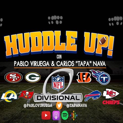 #HuddleUp Ronda Divisional #NFLPlayoffs #NFL @TapaNava @PabloViruega