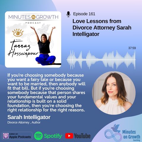 Episode 161: Love Lessons from Divorce Attorney Sarah Intelligator