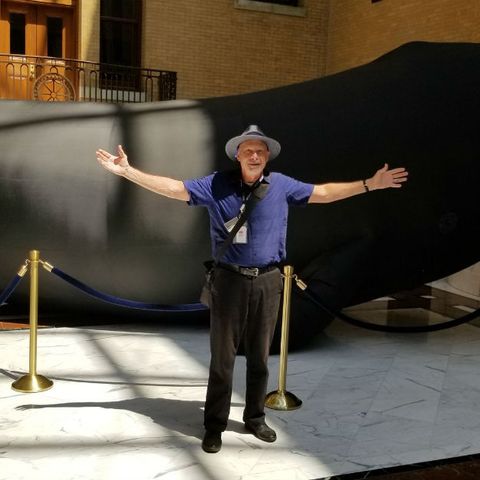 Here's Why There Was A Huge Inflatable Whale At The State House