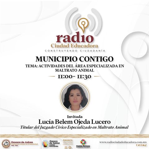 Municipio contigo: Actividades del área especializada en maltrato animal