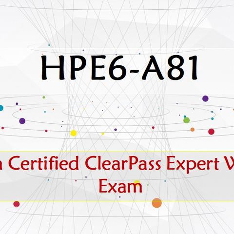 HPE6-A81 ACCX Written Exam Dumps