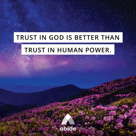 Trusting God Less Than Others
