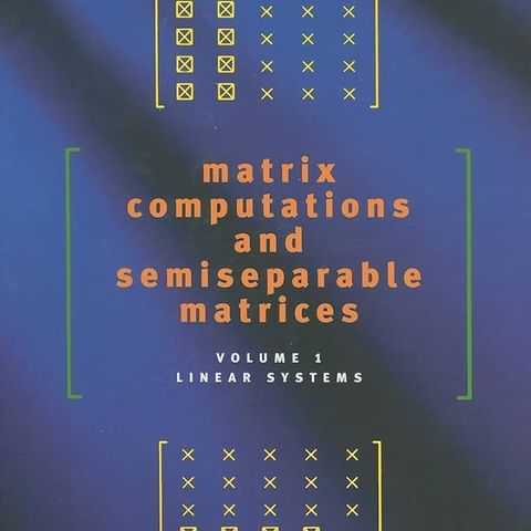 Matrix Computations and Semiseparable Matrices: Linear Systems