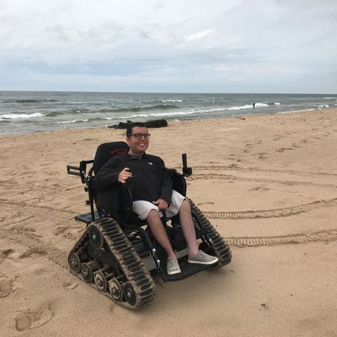 Traveling the world in a powered wheelchair