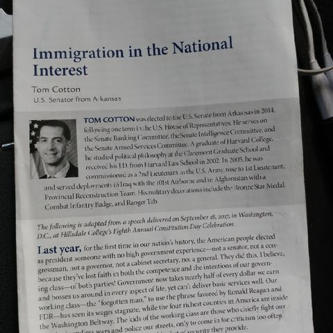 Immigration in the National Interest Part 3