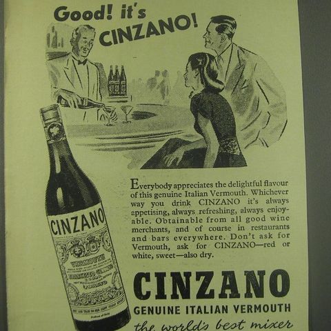 Cinzano. Il cin cin all'italiana