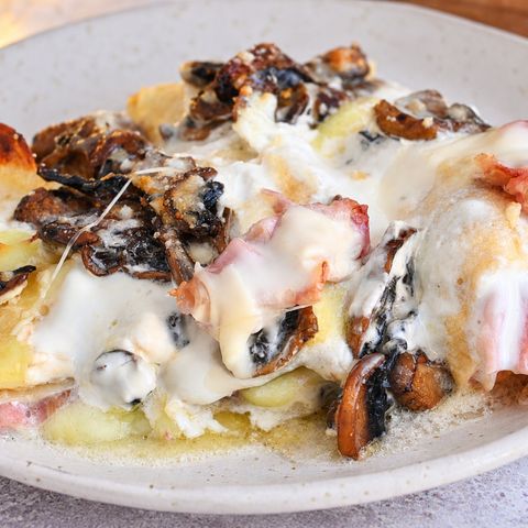 Crepes Funghi e Speck