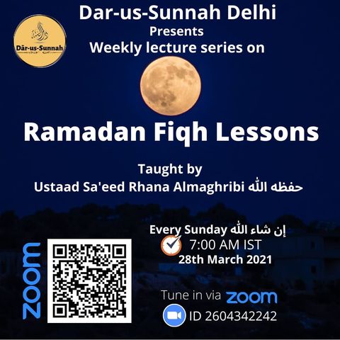 Lesson 02: Intention to Fast in Ramadan
