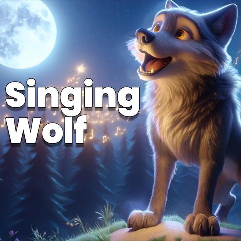 The Wolf Who Wanted to Sing - Bedtime Story #goodnight 🐺✨ #forkids #bedtimestories"