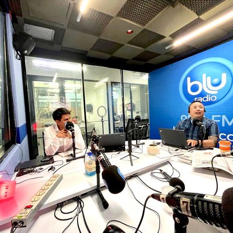 Juan Camilo Mergesh en Blu Radio hablando de los logros de la ACI Medellín